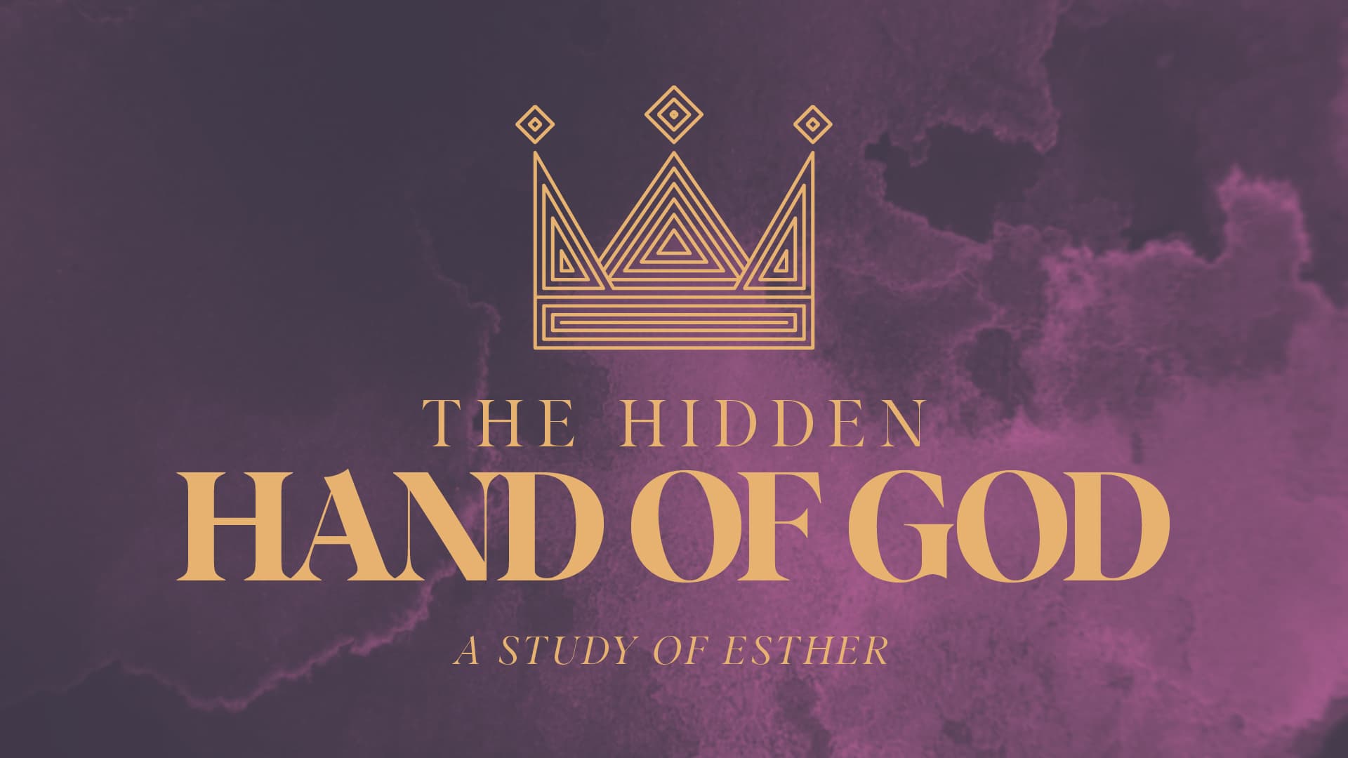 The Hidden Hand of God - A Study of Esther